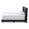 Baxton Studio Brady Modern Charcoal Grey Upholstered Queen Size Bed 149-8942